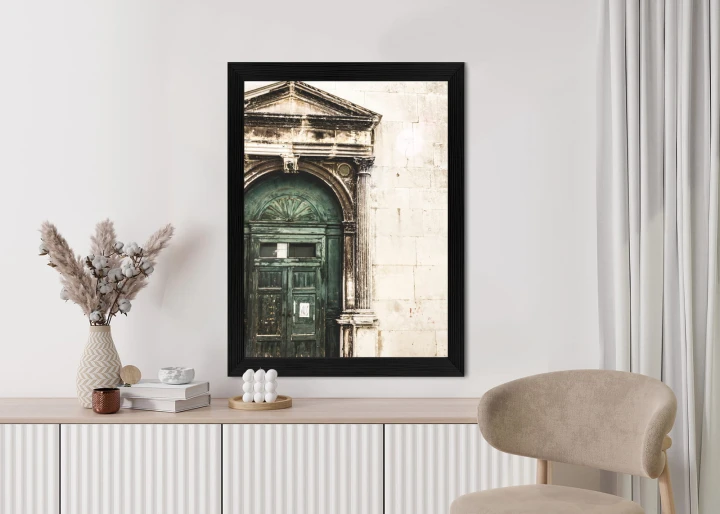 Plakat Stare Drzwi Architektura W Wenecji