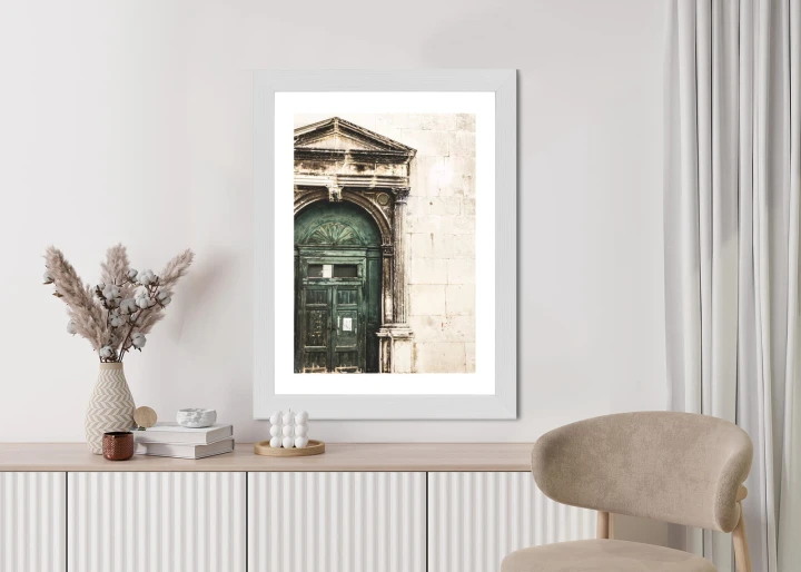 Plakat Stare Drzwi Architektura W Wenecji