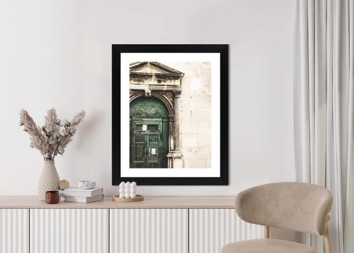 Plakat Stare Drzwi Architektura W Wenecji