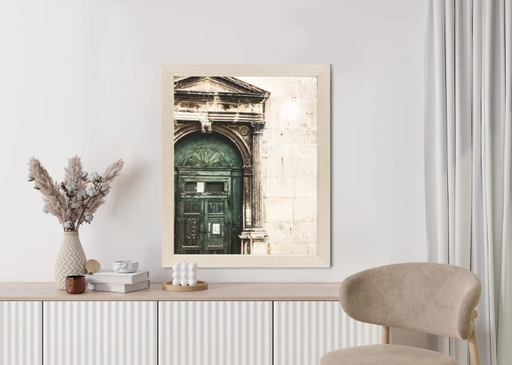 Plakat Stare Drzwi Architektura W Wenecji