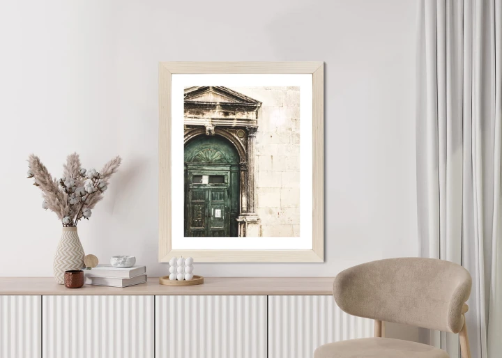 Plakat Stare Drzwi Architektura W Wenecji