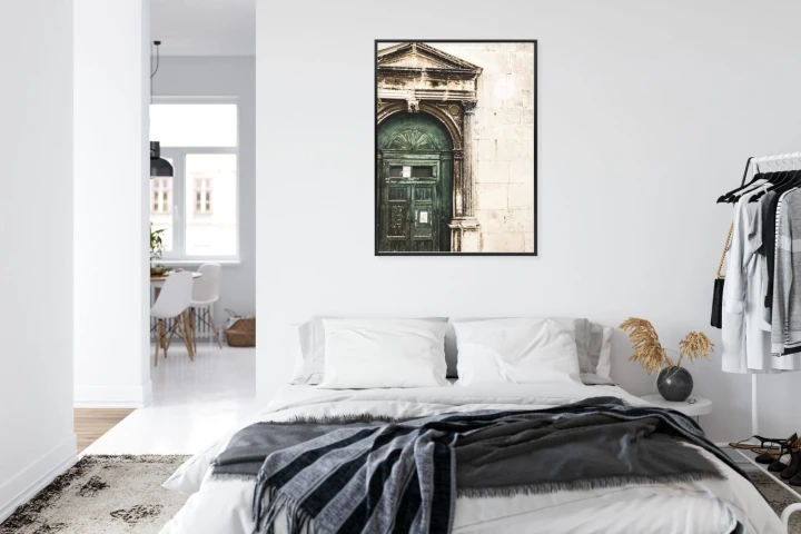 Plakat Stare Drzwi Architektura W Wenecji