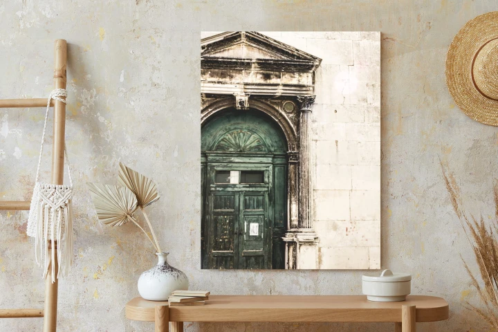 Plakat Stare Drzwi Architektura W Wenecji