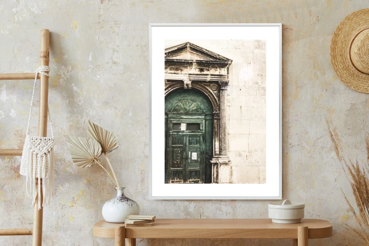 Plakat Stare Drzwi Architektura W Wenecji