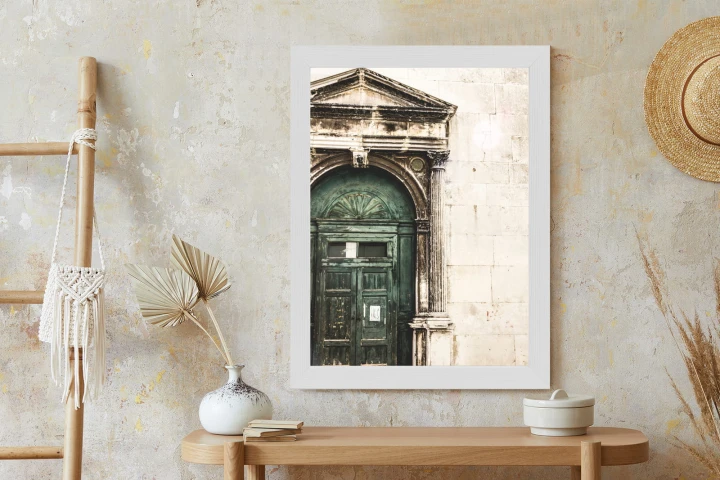 Plakat Stare Drzwi Architektura W Wenecji