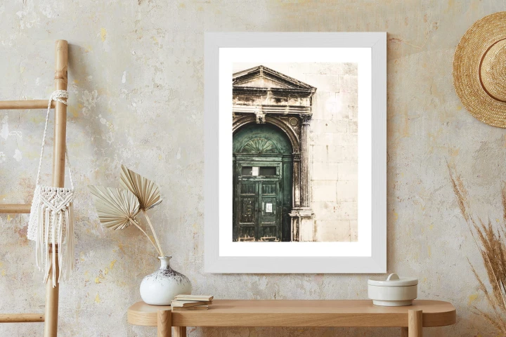 Plakat Stare Drzwi Architektura W Wenecji