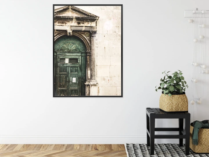 Plakat Stare Drzwi Architektura W Wenecji