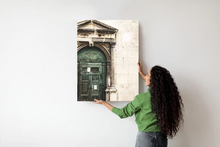 Plakat Stare Drzwi Architektura W Wenecji