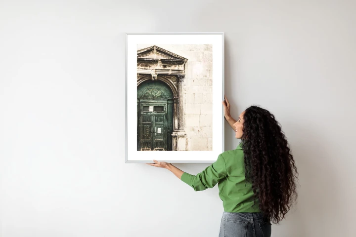 Plakat Stare Drzwi Architektura W Wenecji