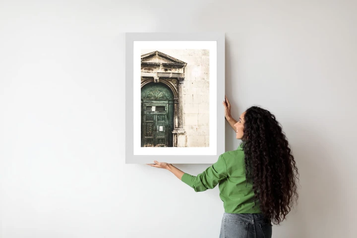 Plakat Stare Drzwi Architektura W Wenecji