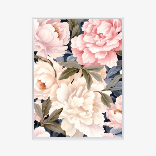 Plakat Pastelowe Piwonie