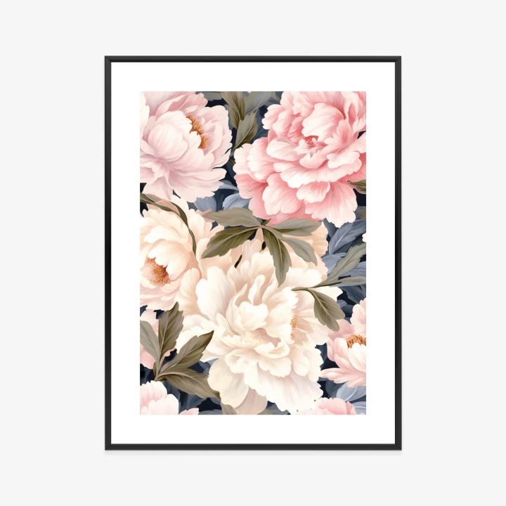Plakat Pastelowe Piwonie