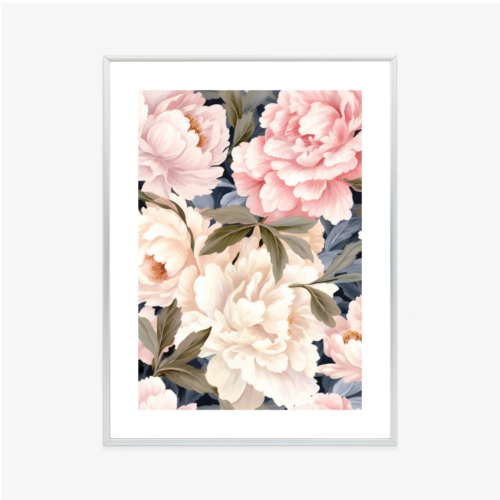 Plakat Pastelowe Piwonie
