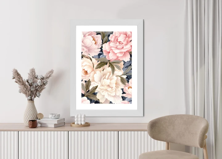 Plakat Pastelowe Piwonie