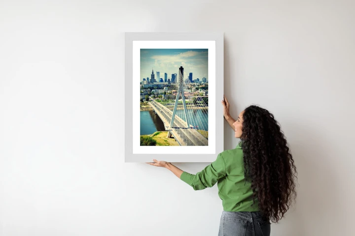 Plakat Most Nad Rzeką Wisła W Warszawie