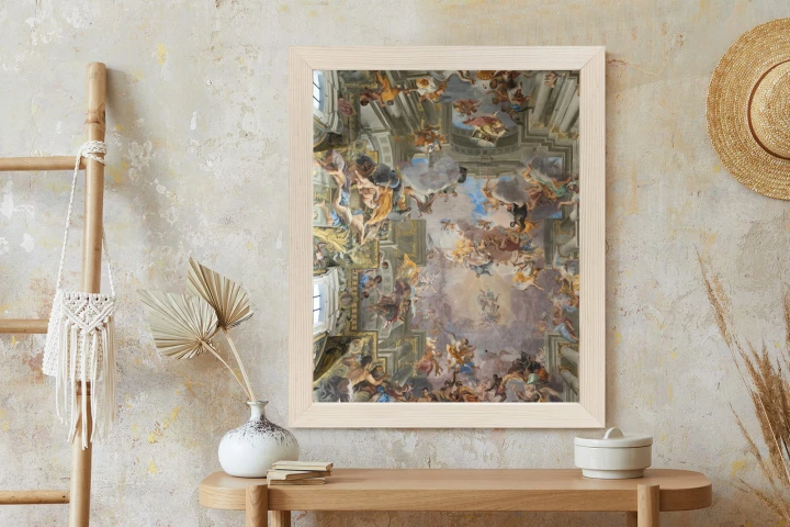 Plakat Rzymska Architektura Z Freskami