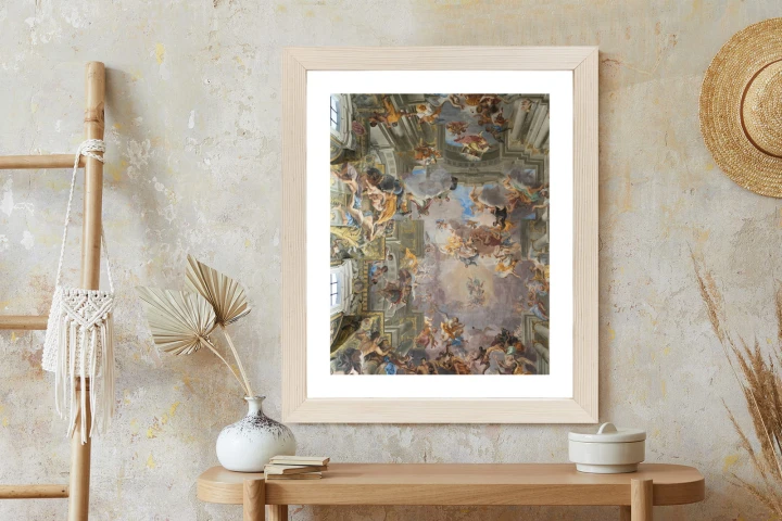 Plakat Rzymska Architektura Z Freskami