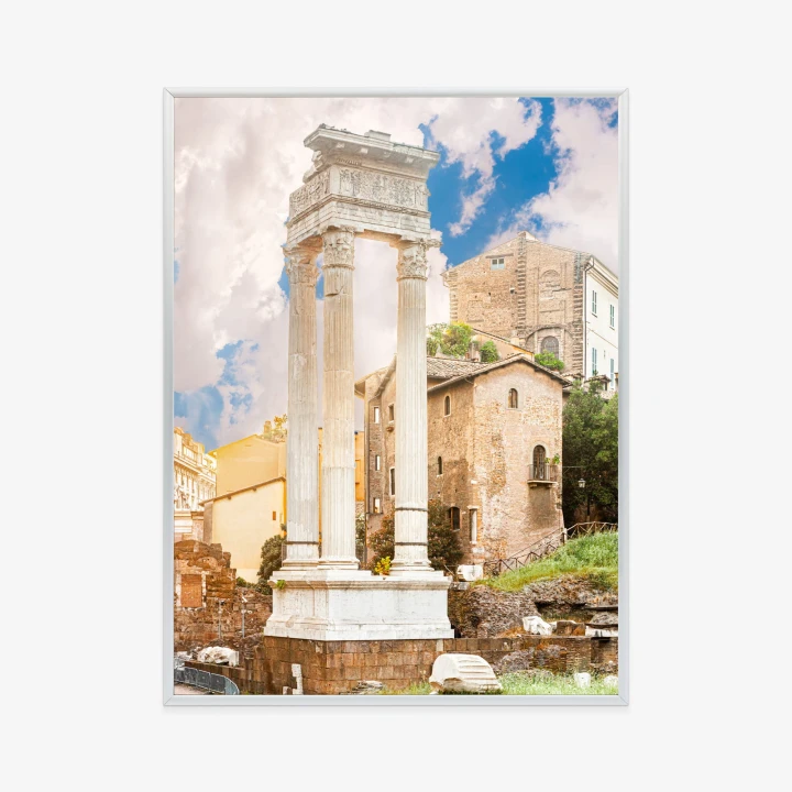 Plakat Kolumna W Świątyni Apollina Sozjanusa