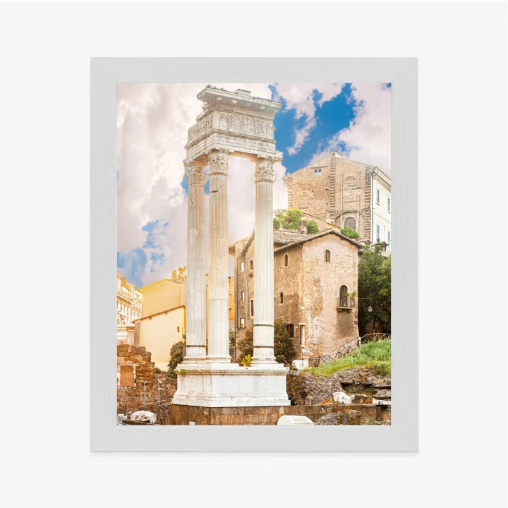 Plakat Kolumna W Świątyni Apollina Sozjanusa