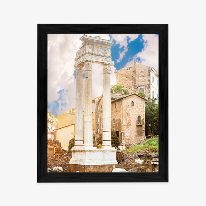 Plakat Kolumna W Świątyni Apollina Sozjanusa