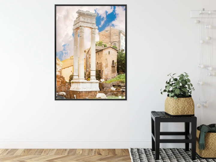 Plakat Kolumna W Świątyni Apollina Sozjanusa