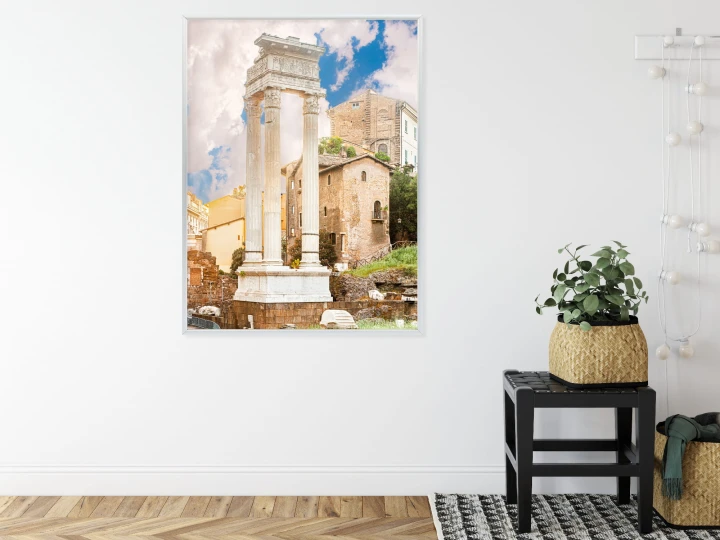 Plakat Kolumna W Świątyni Apollina Sozjanusa