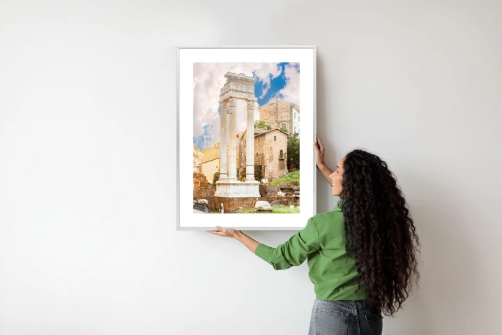 Plakat Kolumna W Świątyni Apollina Sozjanusa