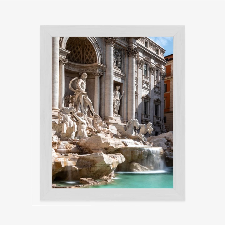 Plakat Fontanna Di Trevi Z Turkusową Wodą