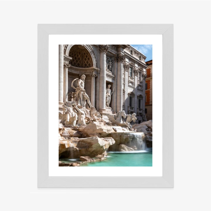 Plakat Fontanna Di Trevi Z Turkusową Wodą