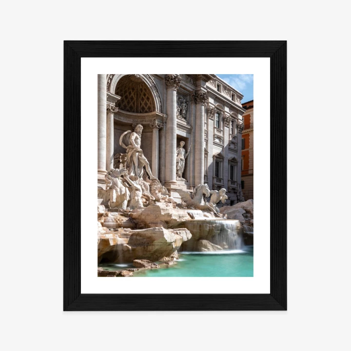 Plakat Fontanna Di Trevi Z Turkusową Wodą