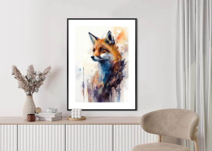 Plakat Lis Na Malunku