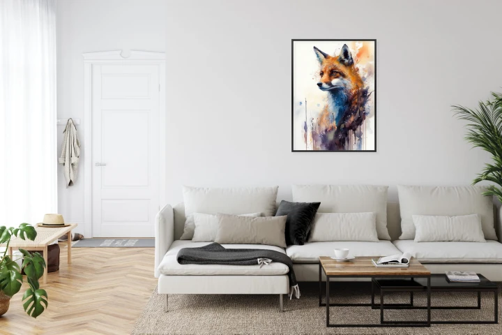 Plakat Lis Na Malunku