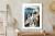 Plakat Architektura Santorini Z Widokiem Na Morze Egejskie