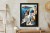 Plakat Architektura Santorini Z Widokiem Na Morze Egejskie