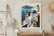 Plakat Architektura Santorini Z Widokiem Na Morze Egejskie