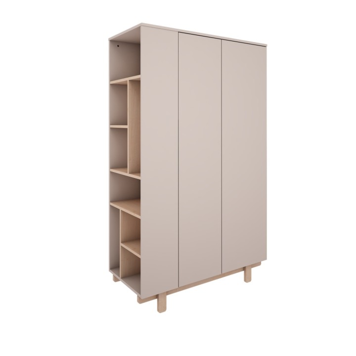 Kaszmirowa szafa z regałem Basic