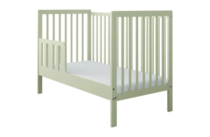 łóżeczko dziecięce Lilo mięta z barierką w funkcji tapczanika