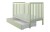 łóżeczko Lilo mięta 120x60 z wysuwaną szufladą na pościel