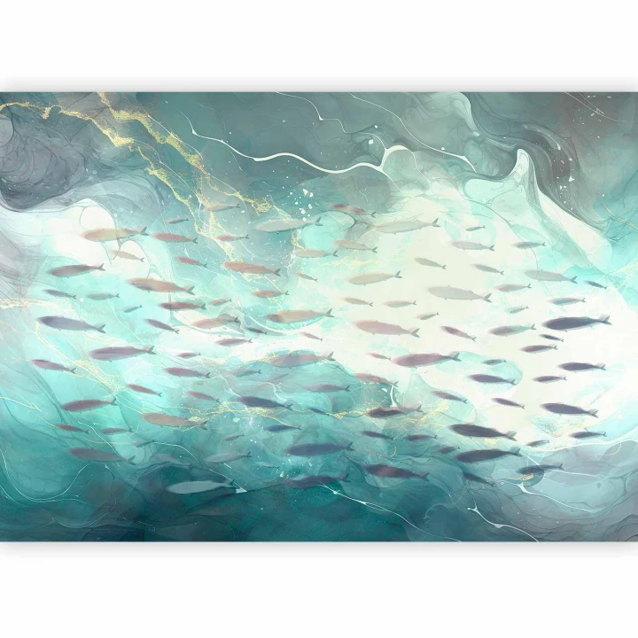 Fototapeta - Ławica drobnych ryb