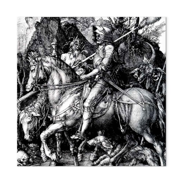 Obraz - Albrecht Dürer – Rycerz, śmierć i diabeł