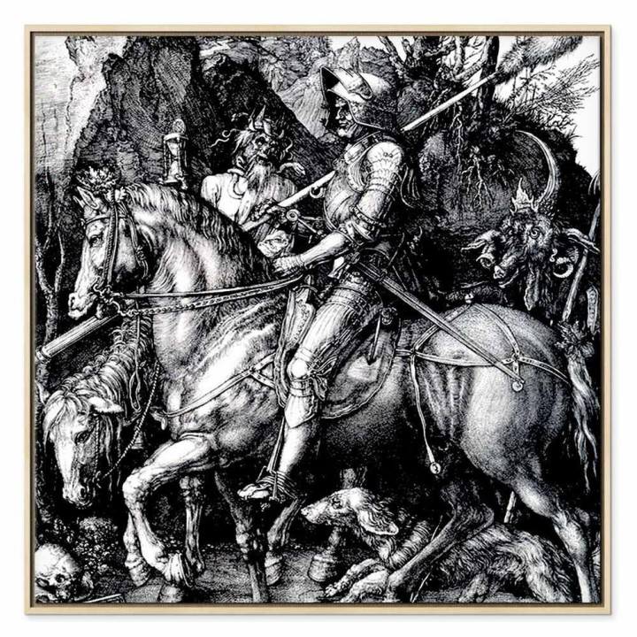 Obraz - Albrecht Dürer – Rycerz, śmierć i diabeł