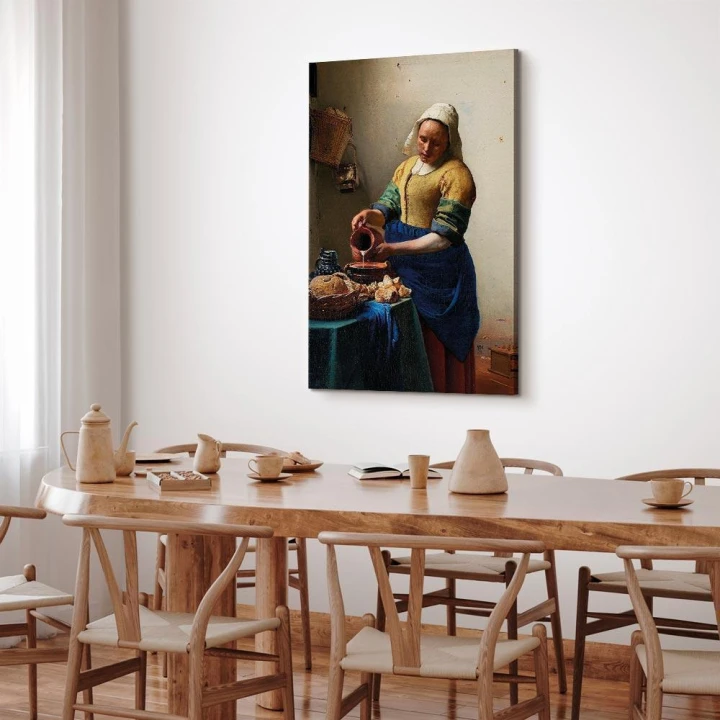 Obraz - Jan Vermeer – Mleczarka