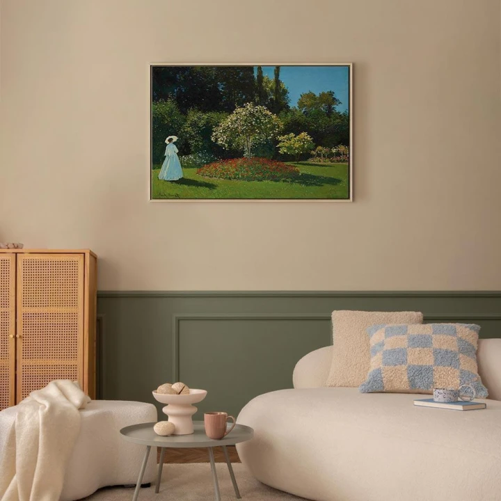 Obraz - Claude Monet – Kobieta w ogrodzie