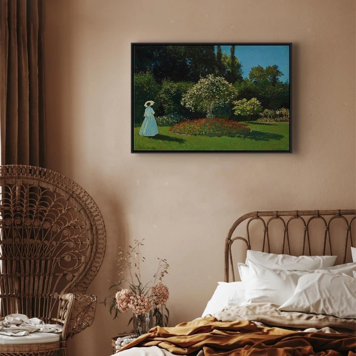 Obraz - Claude Monet – Kobieta w ogrodzie