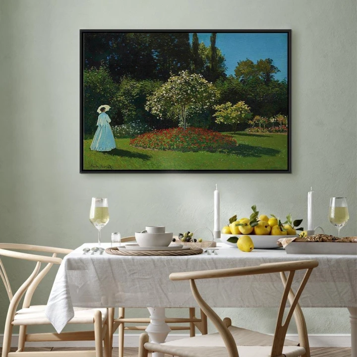 Obraz - Claude Monet – Kobieta w ogrodzie