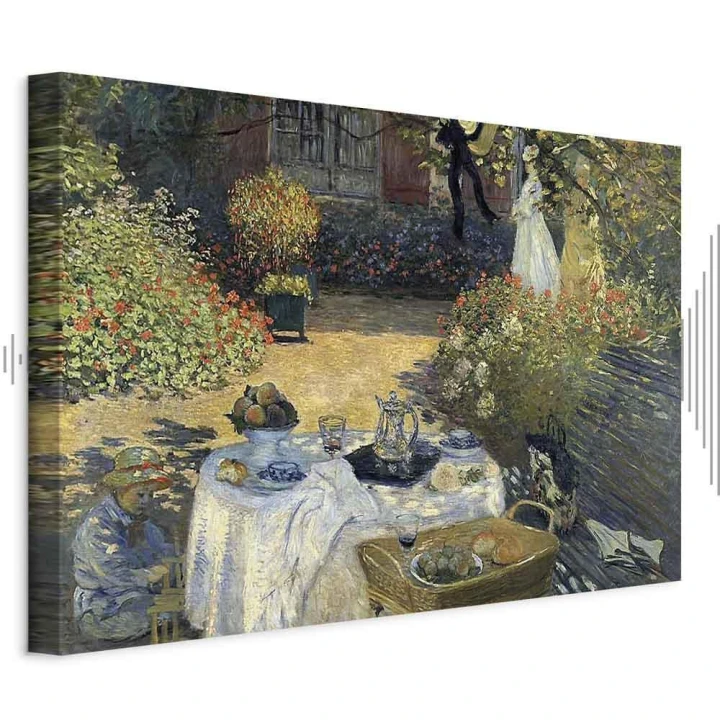 Obraz - Claude Monet – Obiad (ogród w Argenteuil)