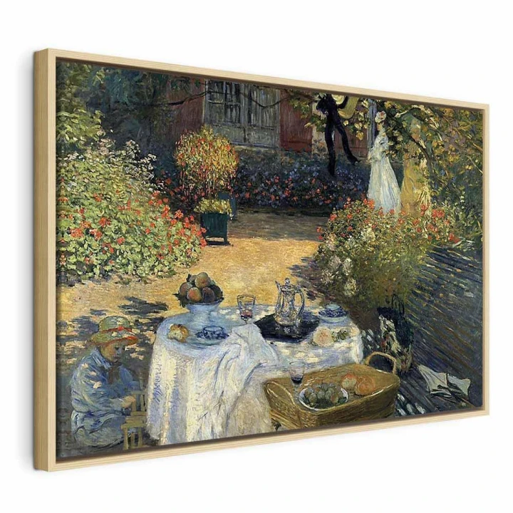 Obraz - Claude Monet – Obiad (ogród w Argenteuil)