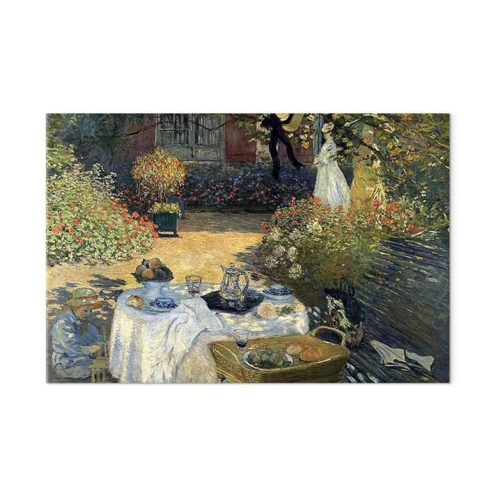 Obraz - Claude Monet – Obiad (ogród w Argenteuil)