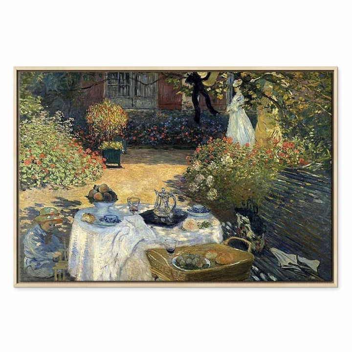 Obraz - Claude Monet – Obiad (ogród w Argenteuil)