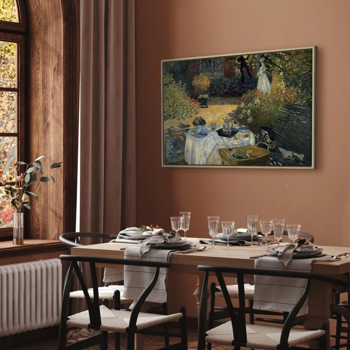 Obraz - Claude Monet – Obiad (ogród w Argenteuil)